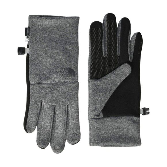 The North Face Etip Recycled Grey Winter Gloves Size Small For Women's - Picture 1 of 11